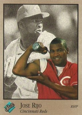 Rijo, Jose / 1992 Cincinnati Reds / Studio #26