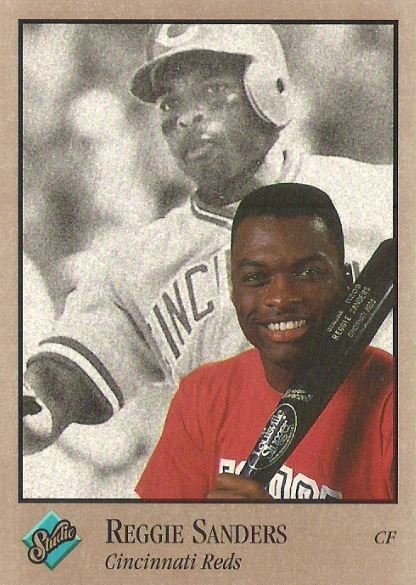 Sanders, Reggie / 1992 Cincinnati Reds / Studio #29