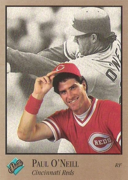 O'Neill, Paul / 1992 Cincinnati Reds / Studio #25