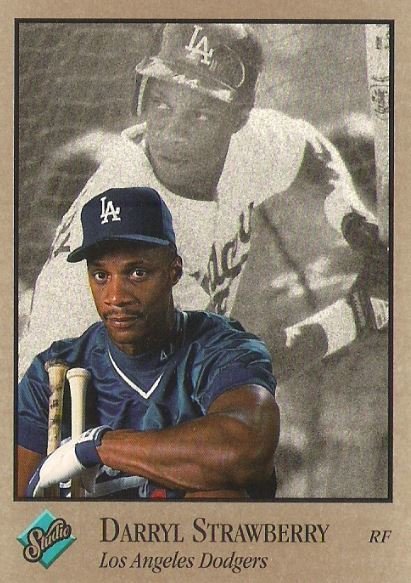 Strawberry, Darryl / 1992 Los Angeles Dodgers / Studio #50