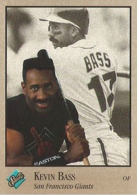 Bass, Kevin / 1992 San Francisco Giants / Studio #111