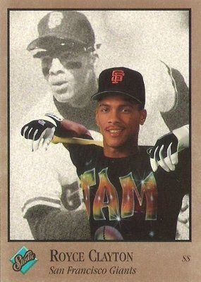 Clayton, Royce / 1992 San Francisco Giants / Studio #115