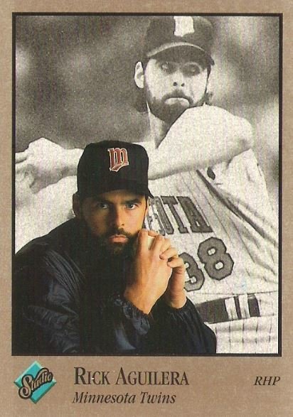 Aguilera, Rick / 1992 Minnesota Twins / Studio #201