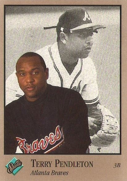Pendleton, Terry / 1992 Atlanta Braves / Studio No. 8