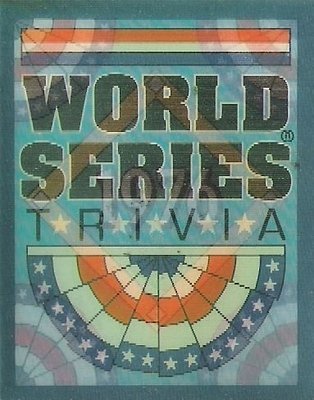World Series Trivia / Big Red Romp / Cincinnati Reds 1976 / Score #7