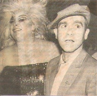 John, Elton / With Divine at Grease Movie Premiere / 1978