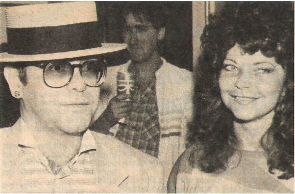 John, Elton / With Renate Blauel in Australia / 1984