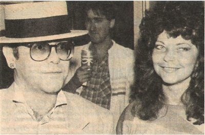 John, Elton / With Renate Blauel in Australia / 1984