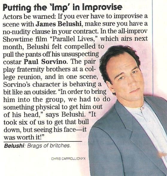 Belushi, James / Putting the Imp in Improvise / 1994