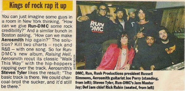 Aerosmith (+ Run-DMC) / Kings of Rock Rap It Up / 1986