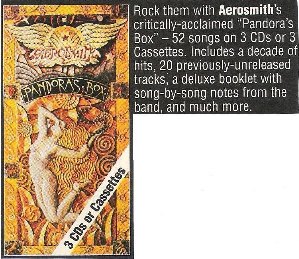 Aerosmith / Pandora's Box / 1992