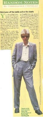 Lowe, Nick / Off the Bottle and On the Charts / 1984