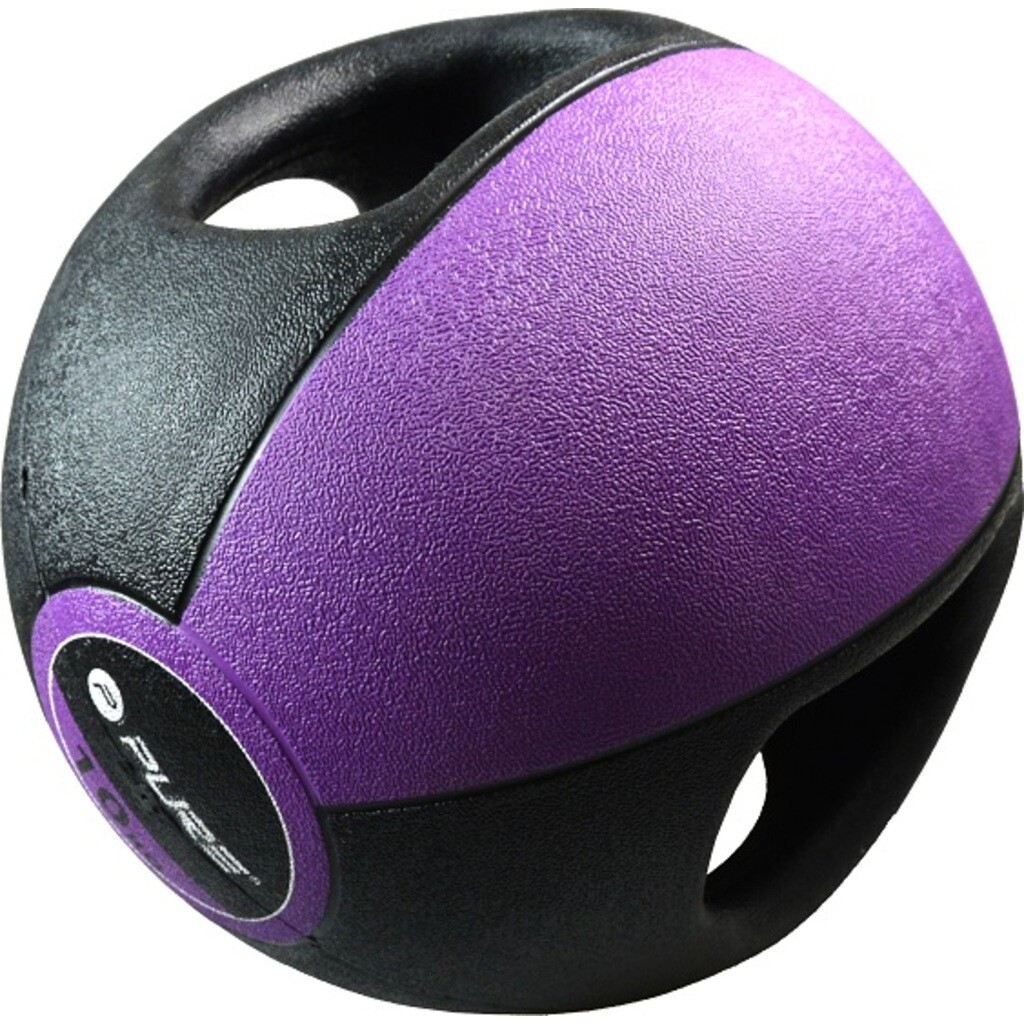 Pure2improve Medizinball mit Handgriffen