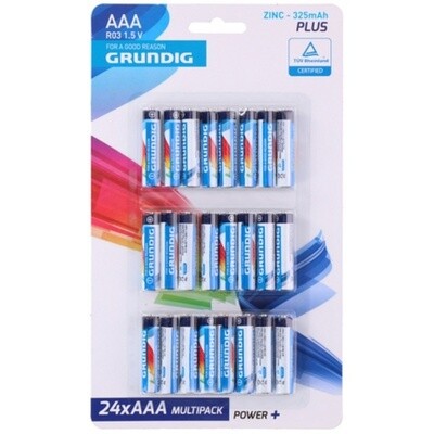 Grundig 24er Pack Batterien R03/AAA