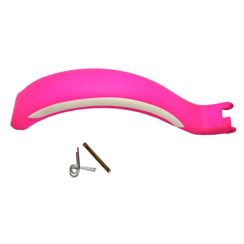 Hudora ET 1 Bremsblech inkl. Feder und Bolzen, neon pink/weiss