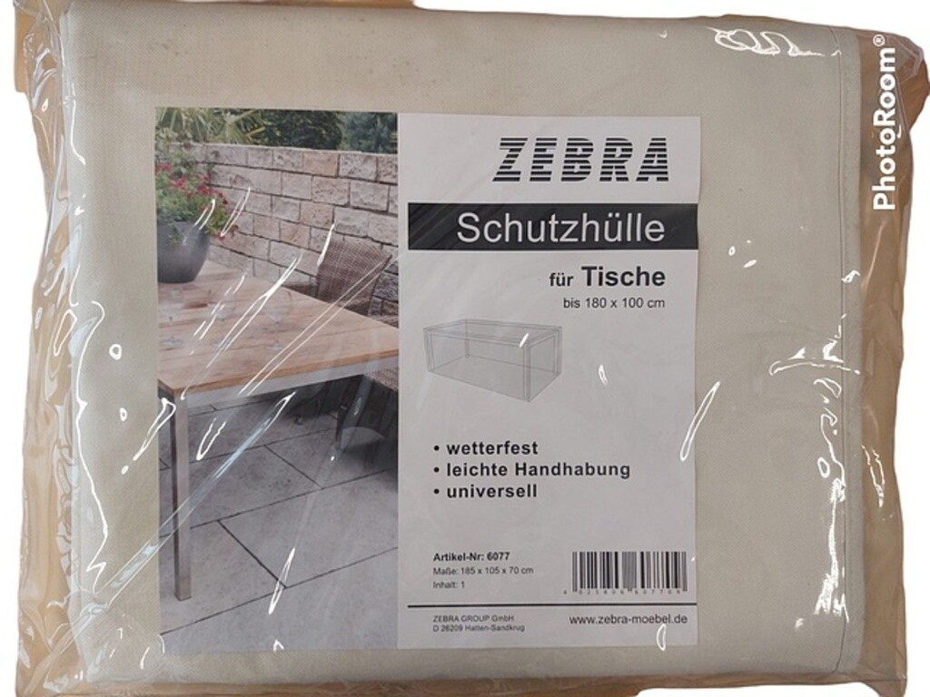 Zebra Schutzhülle für Tische 