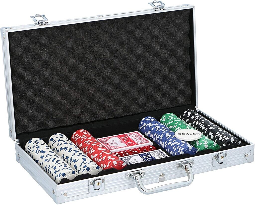 CHAMP Poker Set 300tlg mit Aluminiumkoffer 