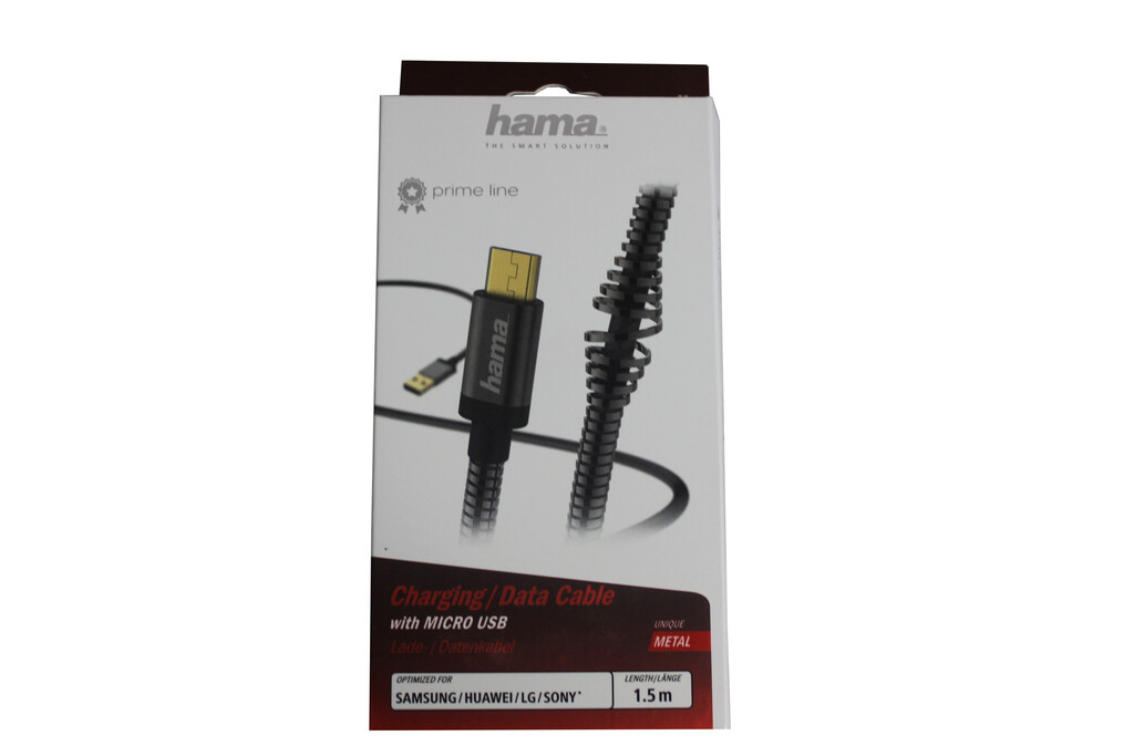 Hama Lade / Datenkabel Metall Micro-USB 1.5m