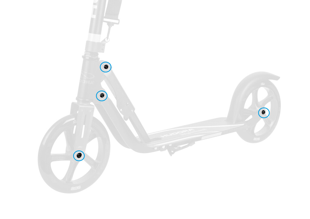 Hudora 1 Schrauben Set für HUDORA BigWheel Air 230, komplett