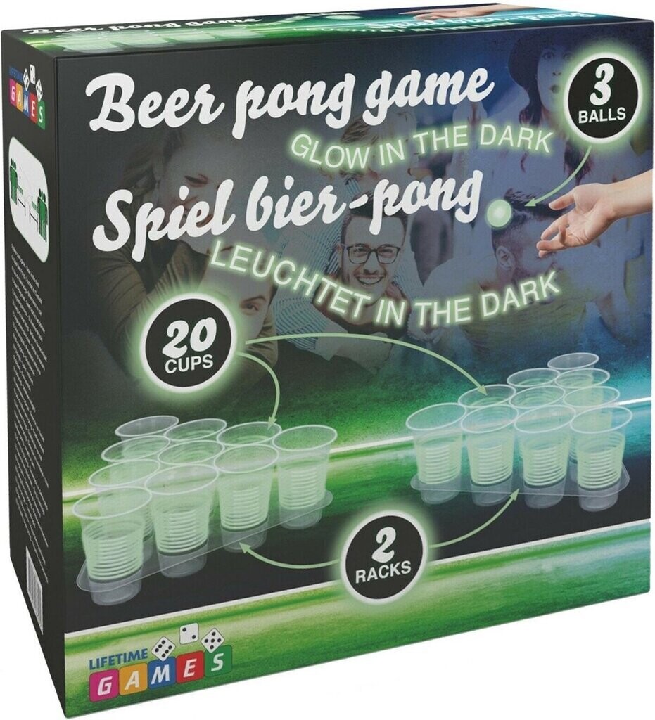 Lifetime fluoreszierendes Bier Pong - Trinkspiel