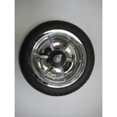 Hudora 1 Vorderrad 10&quot;, silber/schwarz (EOL)