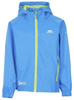Trespass QIKPAC Kinder Regenjacke