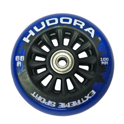 Hudora 1 roue Nylon Core bleu, avec roulements à billes Abec 7