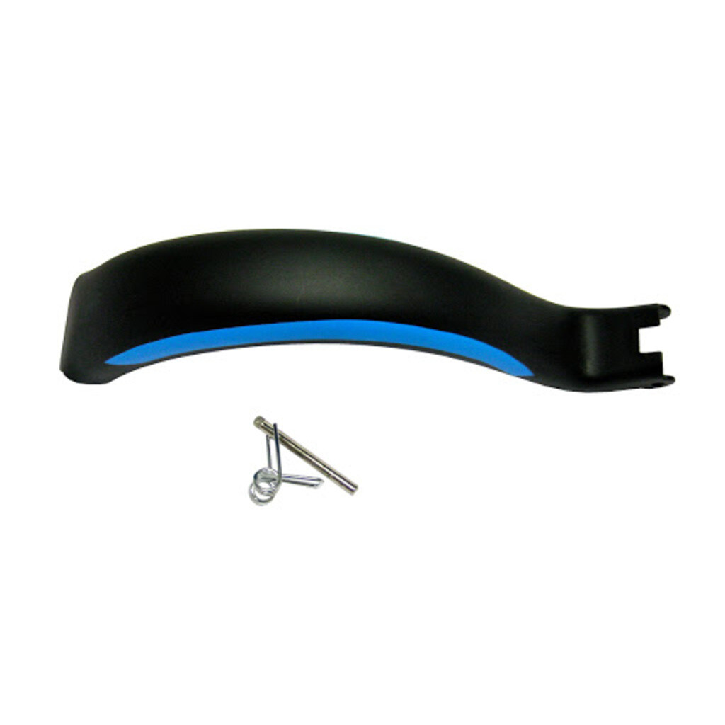 Hudora 1 Bremsblech inkl. Feder und Bolzen, schwarz/blau 
