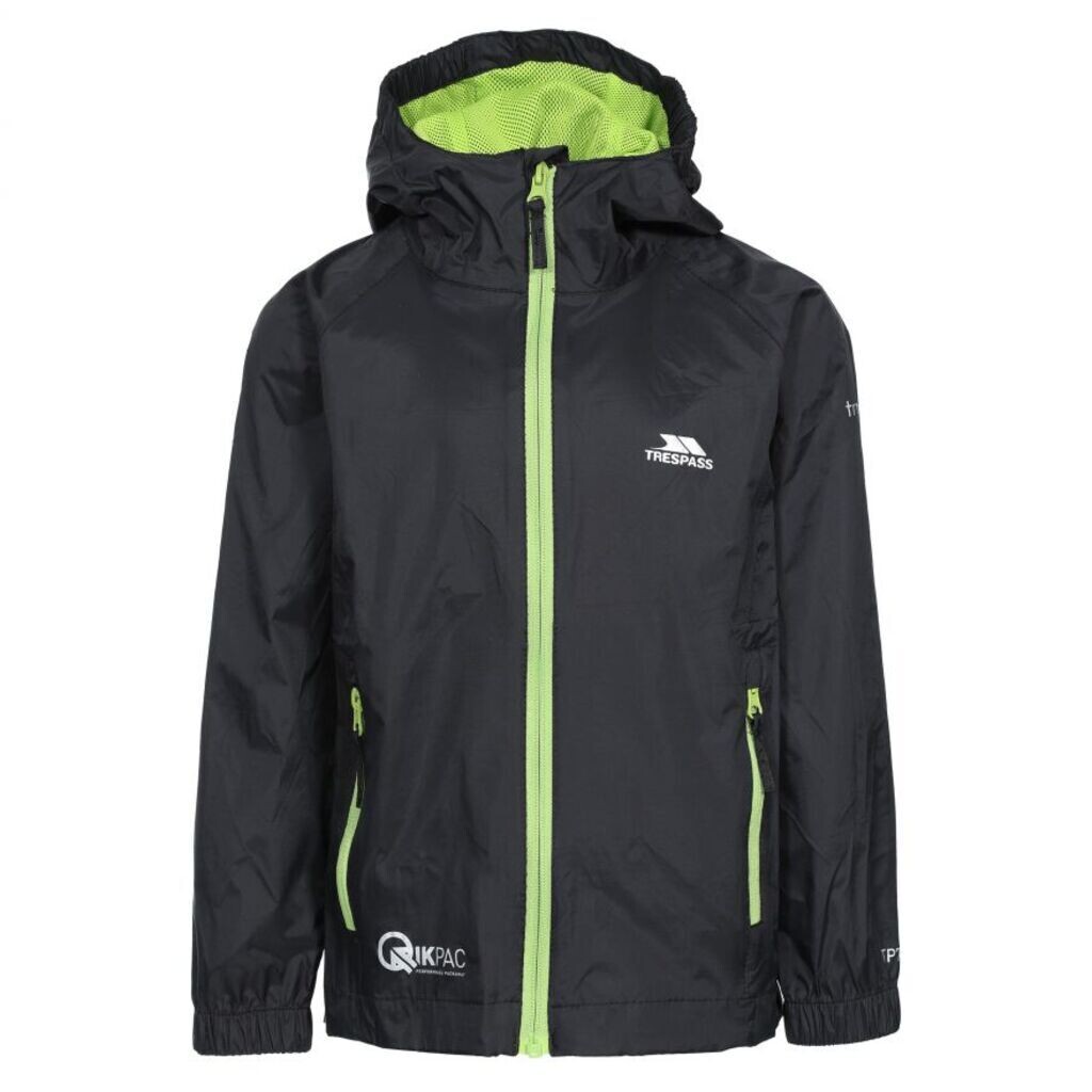 Trespass QIKPAC Kinder Regenjacke 