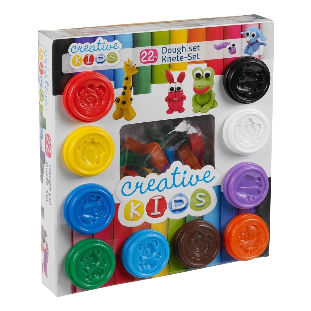 Creative kids Knetmasse 22tlg.