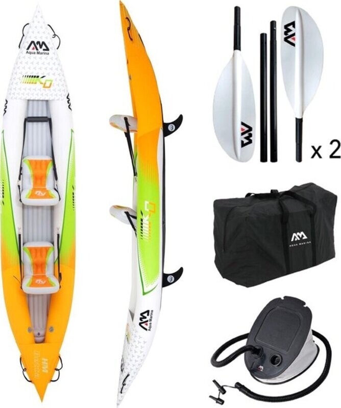 Kayak 2 Posti Aquamarina Betta-412 | Leggero E Resistente Per Escursioni In Acqua - Foto 8