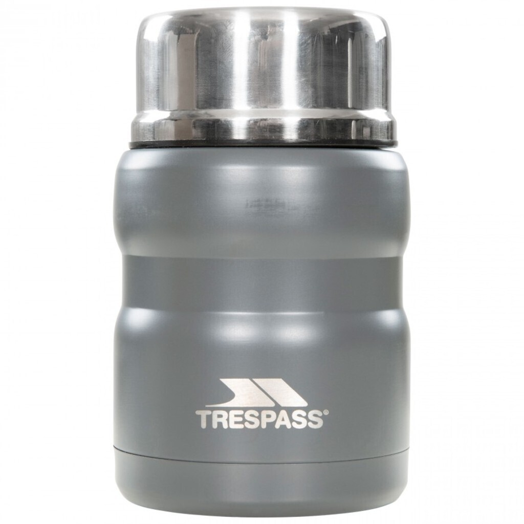 Trespass SCRAN - Edelstahl-Isolierflasche mit Löffel