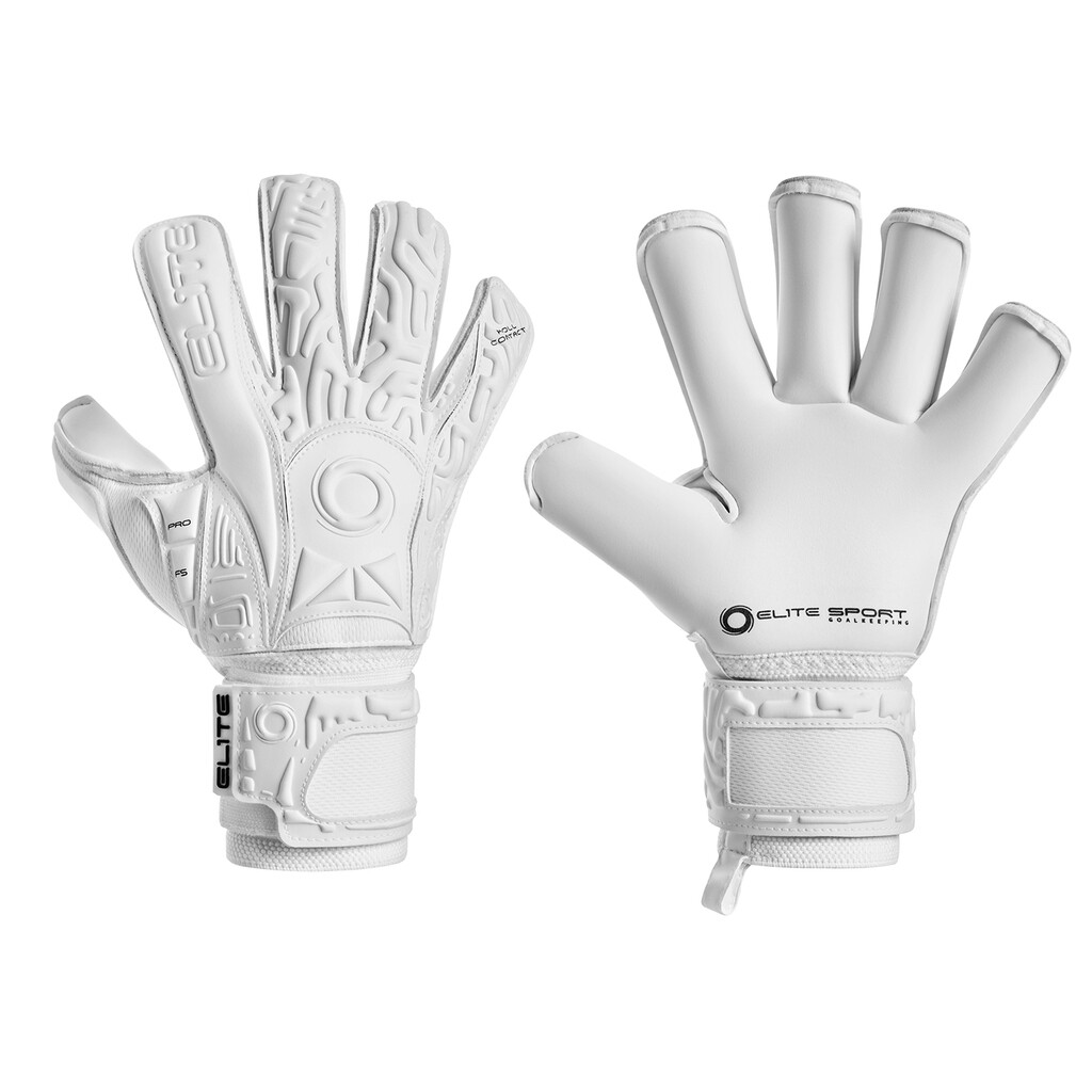 Elite Torwarthandschuhe Solo White