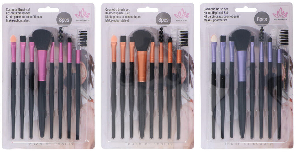 Touch of Beauty Kosmetik Pinsel Set 8tlg.