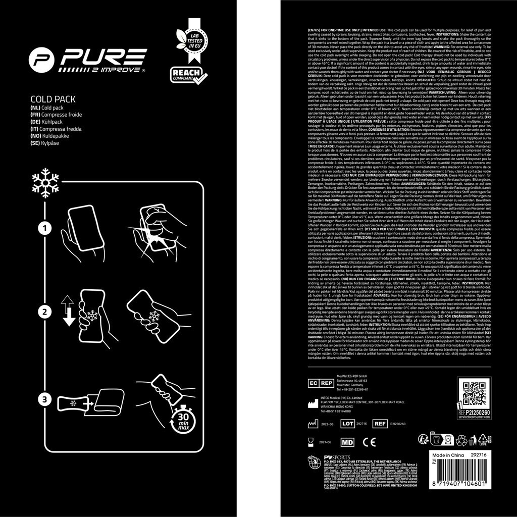 Pure2improve Kühl-Kompresse