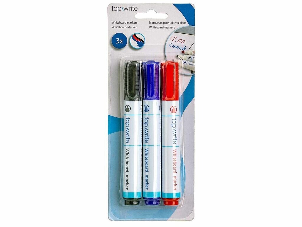 Topwrite Marker Whiteboard 3tlg.