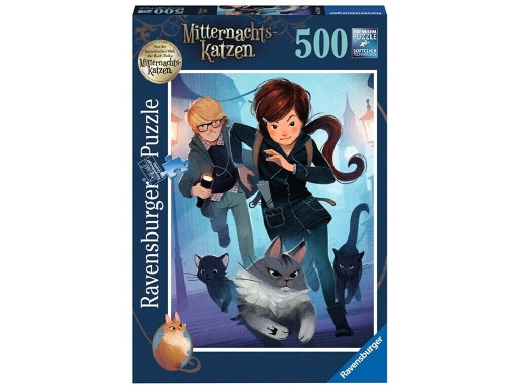 Ravensburger Puzzle Mitternachtskatzen 