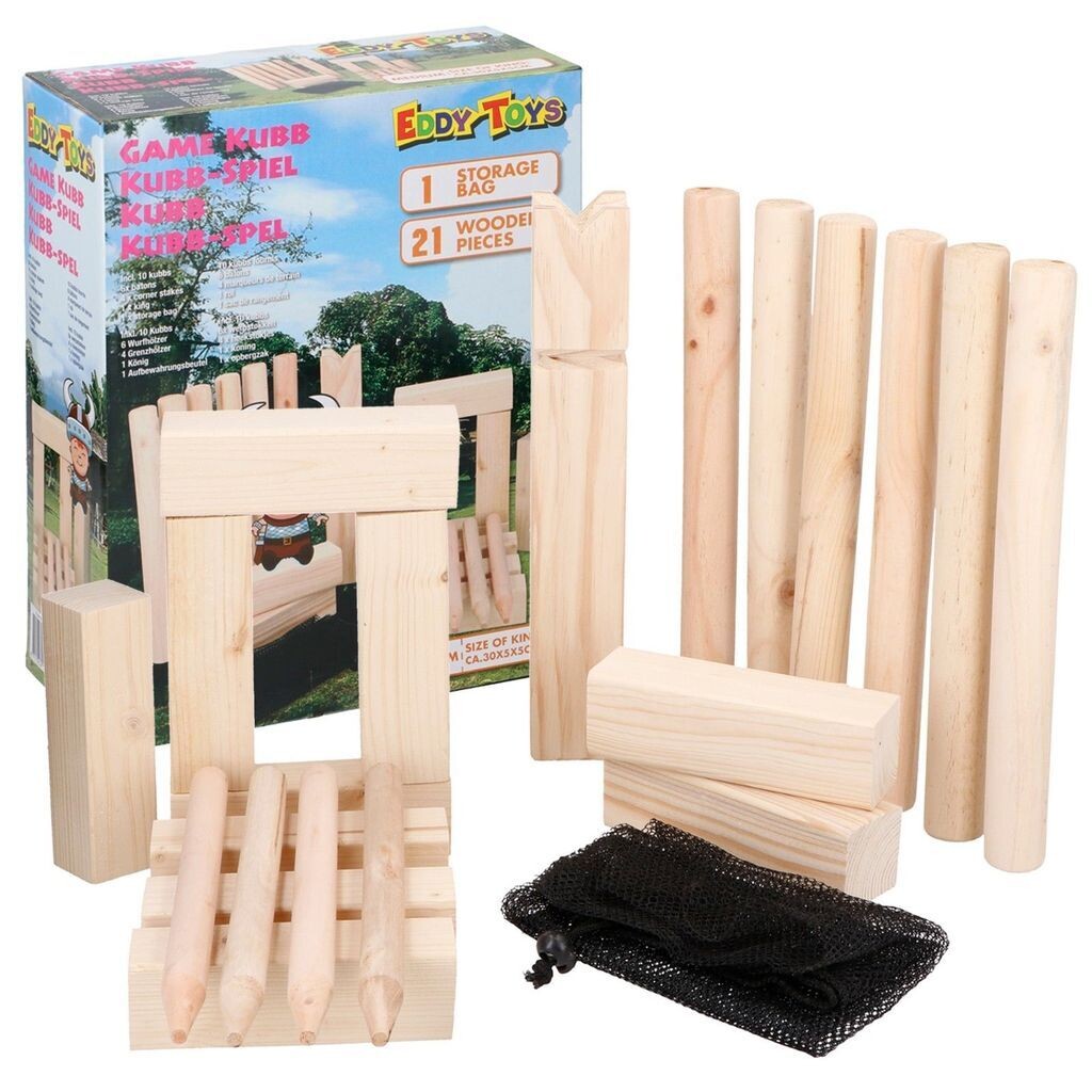 Eddy Toys Kubb - Wikingerspiel - 25cm