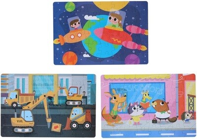 Eddy Toys Puzzle &quot;Fahrzeug&quot; 48 Teile