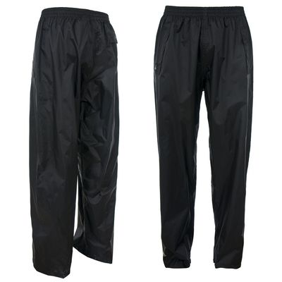 Trespass QIKPAC Regenhose - UNISEX (schwarz, XL)
