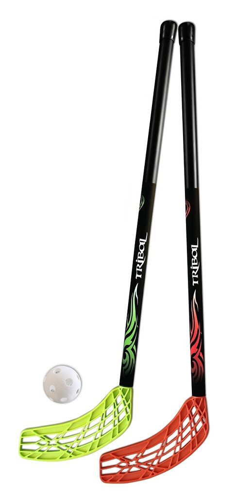 Eurostick Tribal Junior Set 70/84cm - 2 Stöcke + 1 Ball
