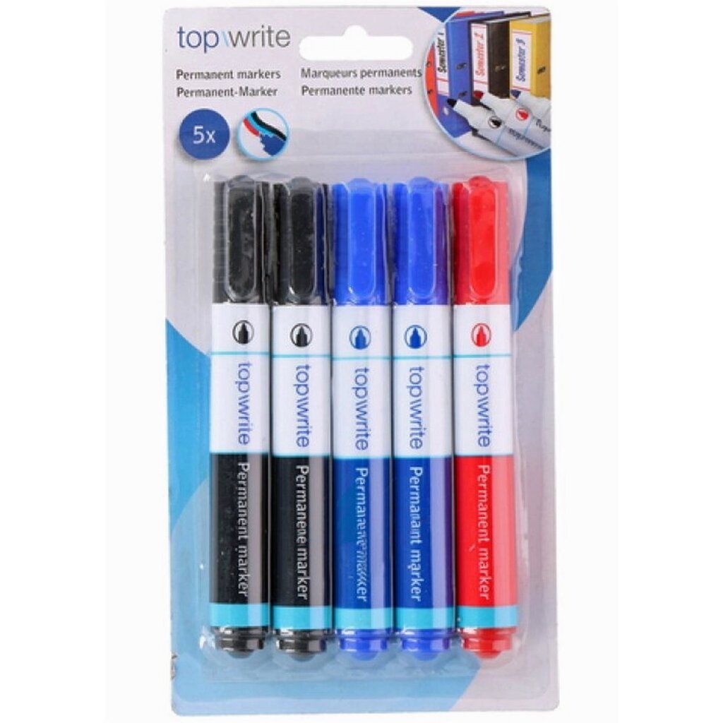 Topwrite Permanent Marker 5 Stk.