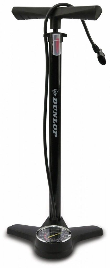 Dunlop Standluftpumpe mit Druckanzeige