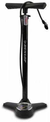 Dunlop Standluftpumpe mit Druckanzeige
