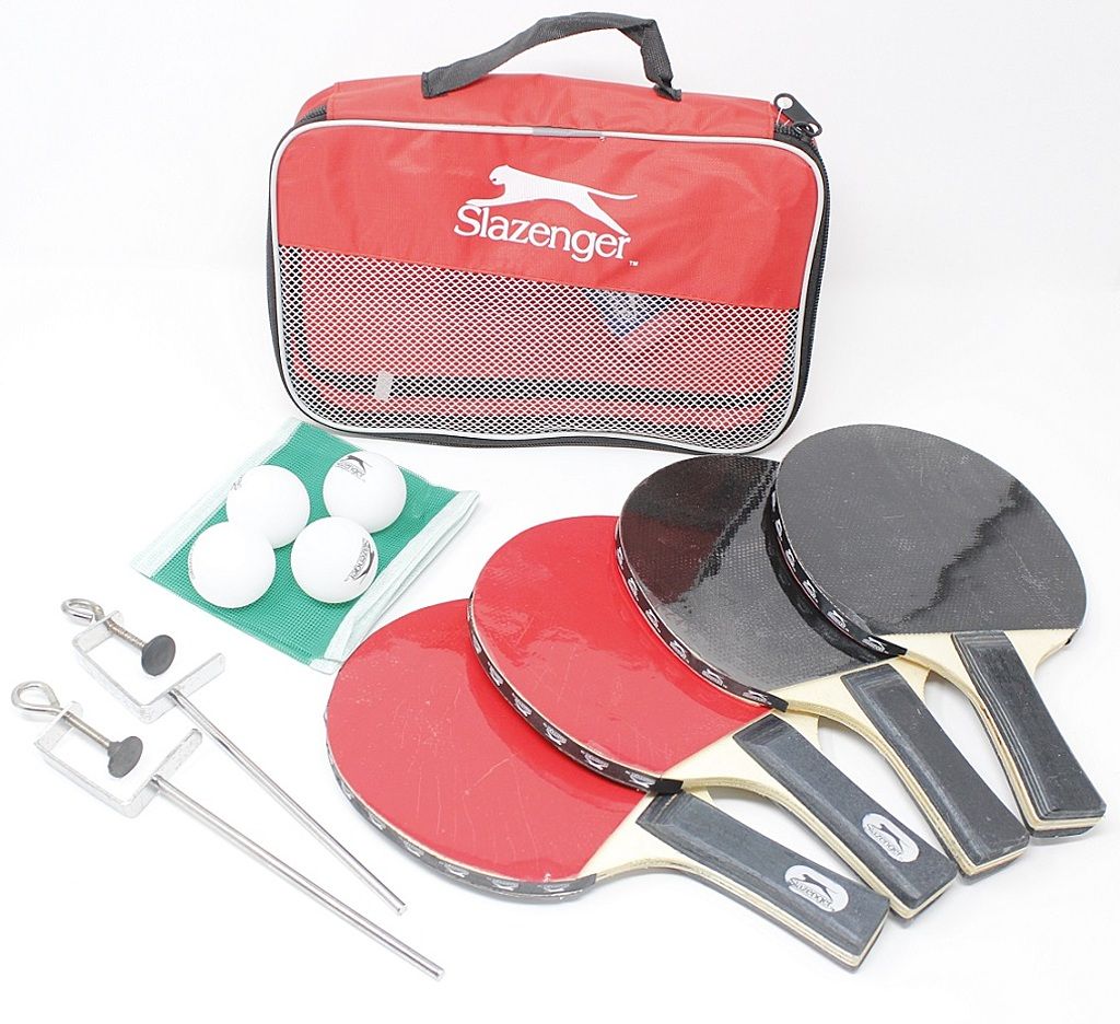 Set ping pong Slazenger promo 10 pezzi.