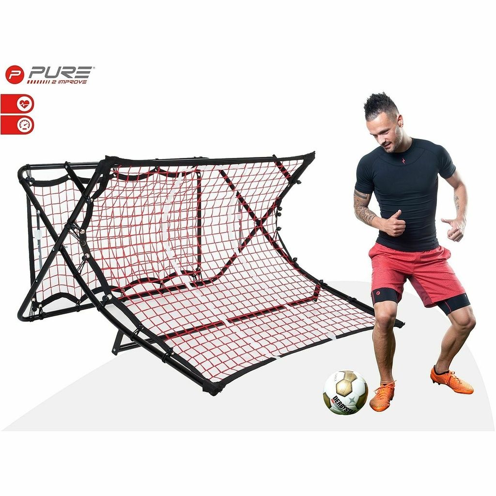 Pure2improve Fussballtrampolin beidseitig