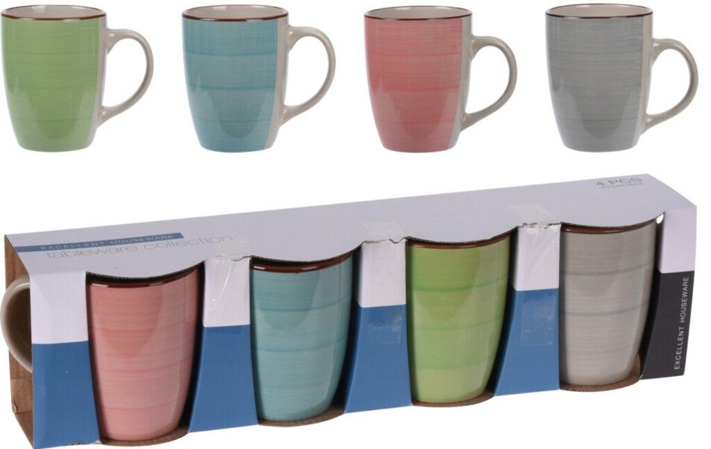 CHAMP Tassen für Kaffee/Tee 4-er Set
