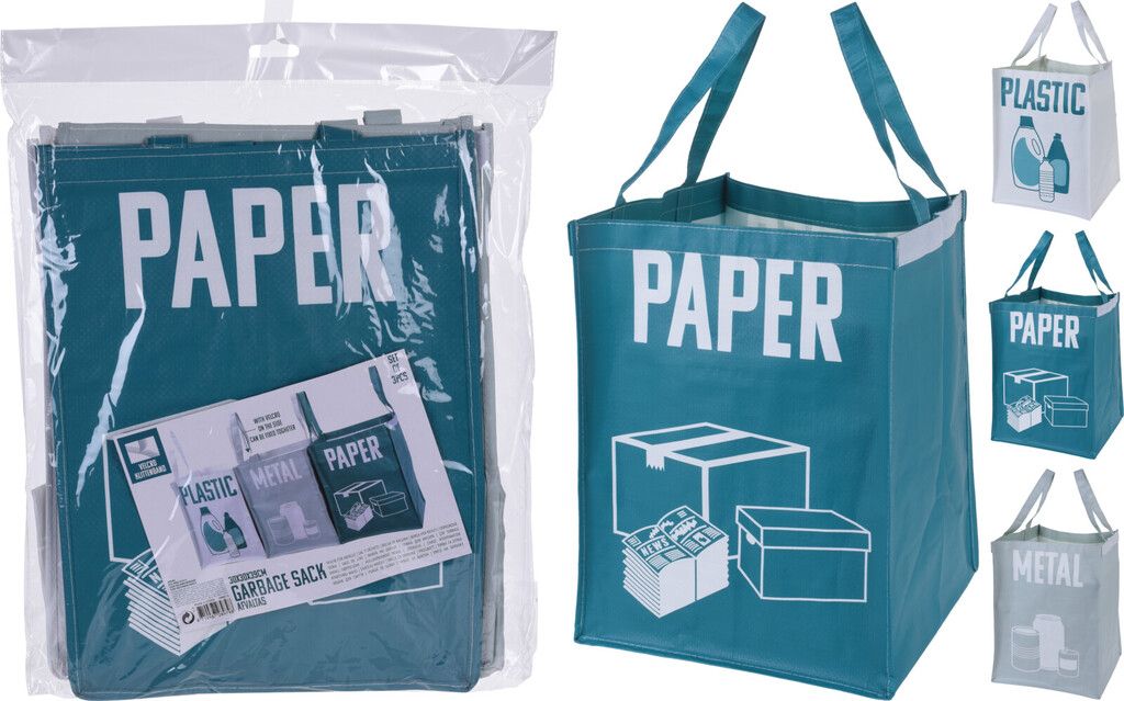 Home&amp;Styling Tasche für Abfälle 3er Set