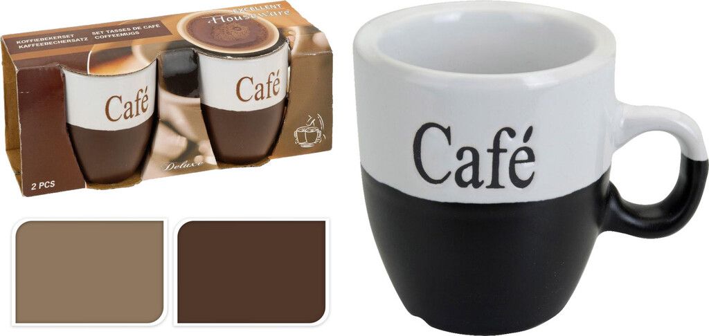 Excellent Houseware Expresso Tasse 2er Set