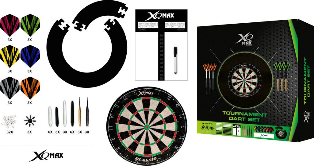 XQ Max Tournament Dartset (SV)